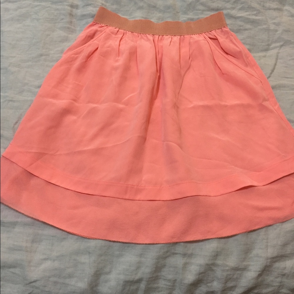 Aritzia silk skirt